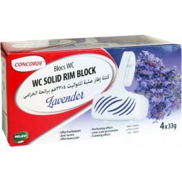 Bloc désodorisant pour cuvette de WC - parfum Océan - lot de 3