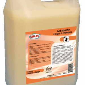 GEL DOUCHE CORPS ET CHEVEUX 5 l