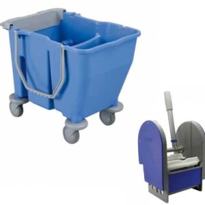 CHARIOT DOUBLE BAC AVEC VIDANGE